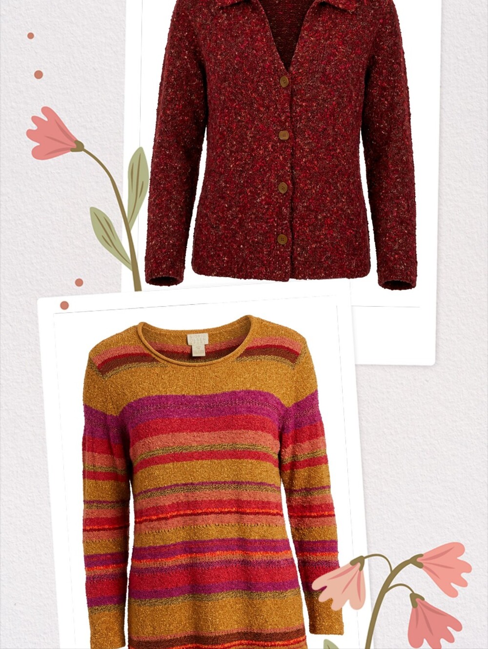 Sigrid Olsen Sport Button-Front Collared Cardigan & Coordinating  pullover